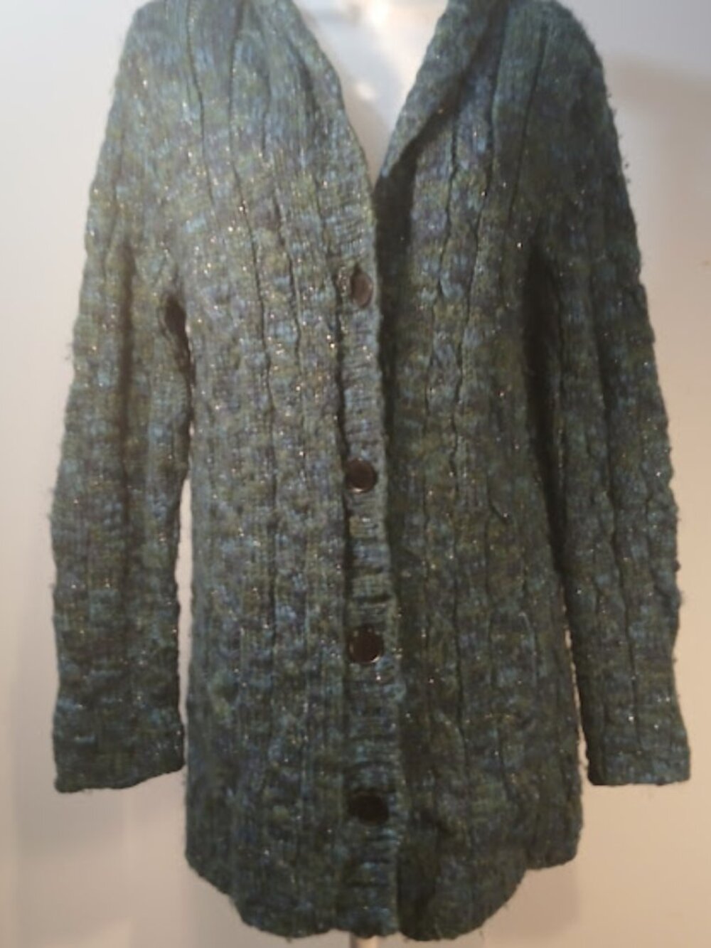 Chico's Hooded Cardigan Sweater Size 0